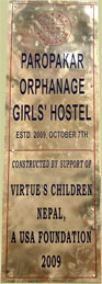 brass plaque